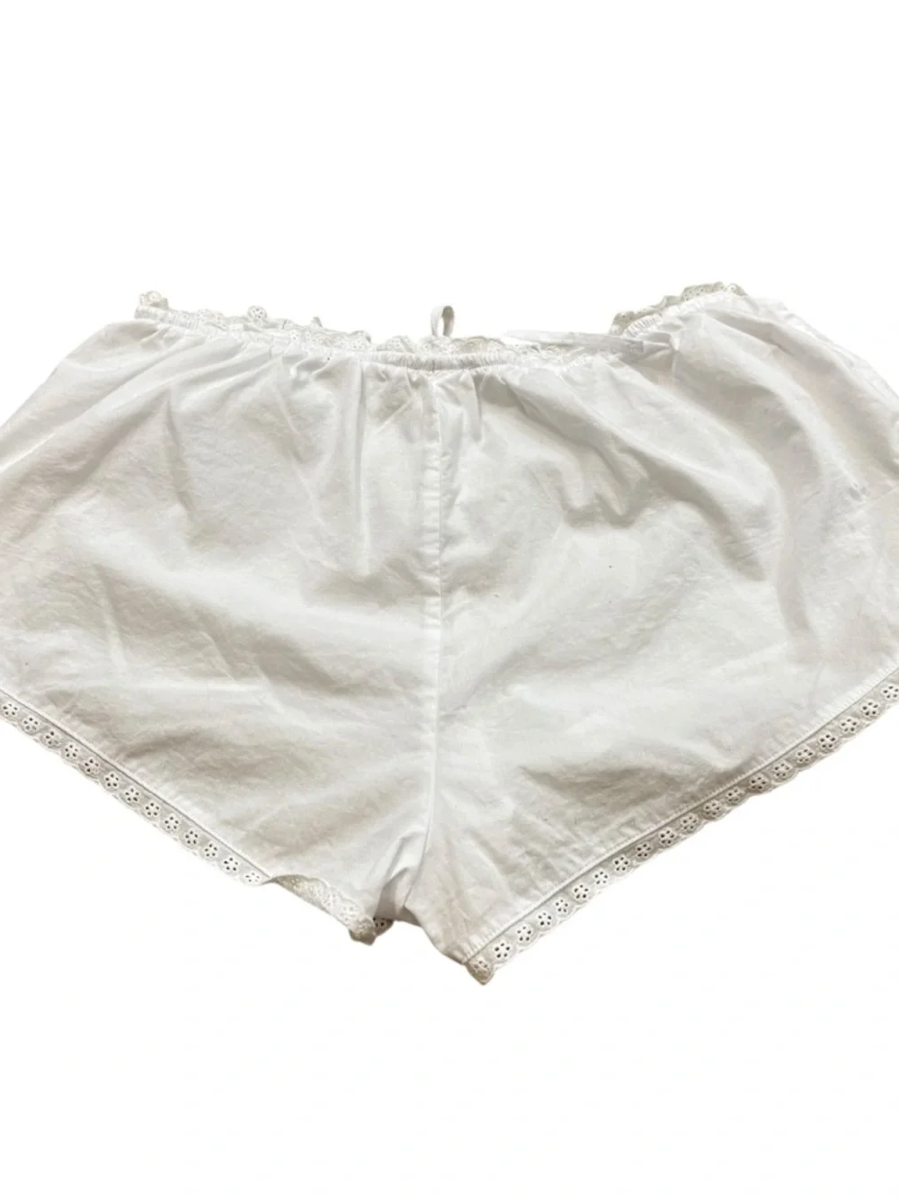 Pink by Frankie’s Bikinis White‎ Swim Cover Up Lounge Shorts Size Small